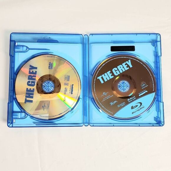 The Grey (Blu-ray + DVD, 2012) Liam Neeson Survival Thriller - Picture 2 of 3